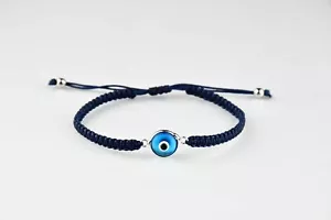 Turkish Evil Eye Bracelet Hamsa Hand Greek Mati Quality Bangle Jewellery Adults - Picture 1 of 2