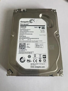 SEAGATE BARRACUDA 2TB Hard Disk Drive 3.5" ST2000DM001 FULLY TESTED - Photo 1/4