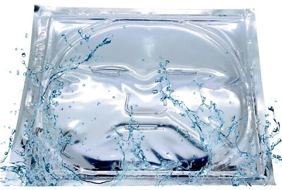 (50) Mascarilla facial de hidrogel infundida con ácido hialurónico Foto 1 de 4