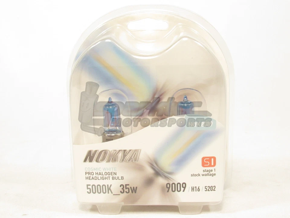 Nokya H16/9009/5202 Cosmic White Headlight Pro Halogen Light Bulbs Twin Pack NEW - Image 1 of 1