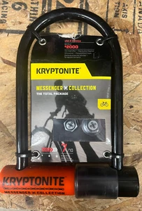 KRYPTONITE MESSENGER BICICLETA BLOQUEO PAQUETE TOTAL CON TUERCAS ANTIRROBO RUEDA DELANTERA M9 - Imagen 1 de 4