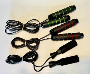 3er Set Springseil verwicklungsfrei mit Kugellagerseil Speed Rope  - Bild 1 von 2