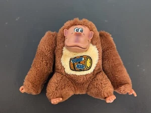 Vintage 1982 Etone Donkey Kong 7" Stuffed Beanbag Plush Toy Figure Nintendo - Picture 1 of 3