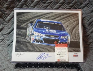 NASCAR #88 Alex Bowman & Corey Grapevine Signed LE 31/100 11x14 Photo (PA COA) - Picture 1 of 21
