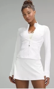 Lululemon NWT Women’s Nulu Define cropped jacket size 14 White B8 - Picture 1 of 9