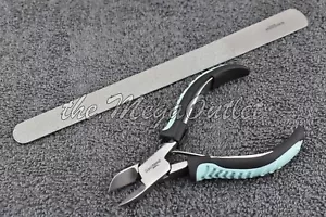 Chiropody Toe Nail Clippers For Thick Nails - Heavy Duty Nail Cutters with File - Picture 1 of 5