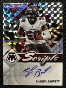 2022 Panini Mosaic Shaquil Barrett - Scripts #S-SB AUTO Prizm - (Buccaneers) - Picture 1 of 2