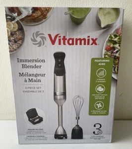 Vitamix 5-Speed Immersion Blender w/ Whisk 3 Piece Set, NEW Open Box Unused - Picture 1 of 7
