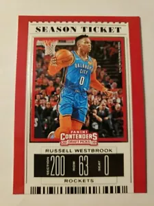 2019-20 Panini Contenders Draft Picks RUSSELL WESTBROOK #45 Houston Rockets - Bild 1 von 2
