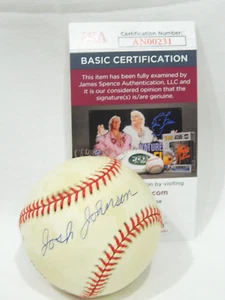 Josh Johnson Signed Official ML Baseball Negro League Legend AUTOGRAPHED JSA COA - Picture 1 of 8