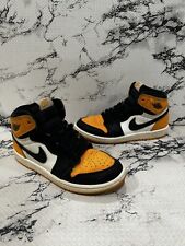 Nike Air Jordan 1 Retro High OG PS Yellow Toe Black AQ2664-711  Youth Size 2.5 Y