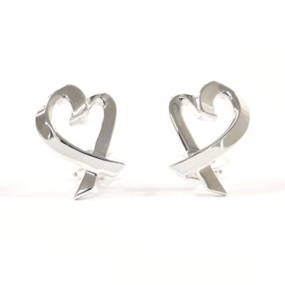 TIFFANY&Co. Pendiente Loving Heart Paloma Picasso Plata925 Accesorio Mujer Foto 1 de 4