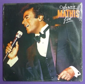 JOHNNY MATHIS - LIVE - FACTORY SEALED - VINYL RECORD LP - Picture 1 of 3