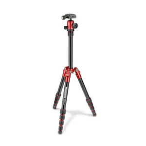 Manfrotto MKELES5RD-BH Lightweight Tripod with Ball Head Red - Picture 1 of 1