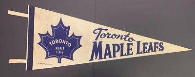 1970 Toronto Maple Leafs Full Size Pennant NHL Services Hockey 29.5" - Image 1 of 4
