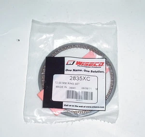 JUEGO DE ANILLOS DE PISTÓN WISECO 2835XC 72,00 mm 72,0 mm 72 mm MTC JE 1075cc xc2835 - Imagen 1 de 2