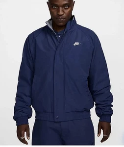 Nike Club Futura giacca foderata in pile blu navy uomo taglia XL stile FZ0656-410 - Foto 1 di 11