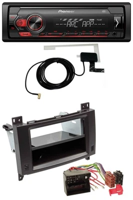 Pioneer 1DIN USB DAB MP3 AUX Autoradio für Mercedes A- B-Klasse Vito Profiversio - Bild 1 von 4