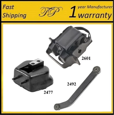 3PCS MOTOR & TRANS MOUNT FOR 1985-1986 OLDSMOBILE FIRENZA 1.8L - Image 1 of 4