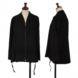 Y's Wool Gabardine Line Switching Full Double Zip Jacket Size 3 (K-138026) - Bild 1 von 12
