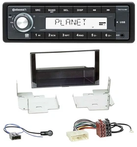 Continental USB MP3 AUX 1DIN Autoradio für Nissan Micra, Note (ab 2013) - Bild 1 von 10