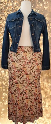 Maxi Falda Polo Ralph Lauren, Talla 16, XL, Otoño Floral, ERA $500 *¡NUEVA!* Foto 1 de 4