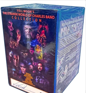 The Strange World of Charles Band 10 x Blu Ray Set Rare OOP 188/300 Signed - Picture 1 of 5