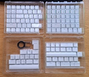Razer PBT Keycap Upgrade Set - Mercury (white) barely used, No Box - Picture 1 of 8