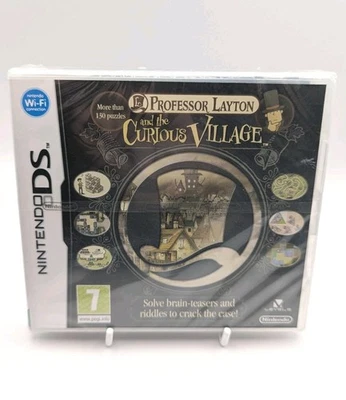 PROFESSOR LAYTON AND THE CURIOUS VILLAGE NINTENDO DS GAME (2007) NEW & SEALED - Image 1 of 4