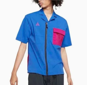 Nike ACG S M NRG TOP SS SHIRT  CI0415-405 Game Royal/Sport Fuchsia XL - Picture 1 of 9