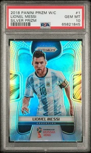 2018 Panini Prizm World Cup Lionel Messi Silver #1 - PSA 10 Gem Mint - Bild 1 von 2