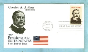 Scott 2218C ARTMASTER FDC,  Presidential Series,  "Chester A. Arthur".... - Picture 1 of 3