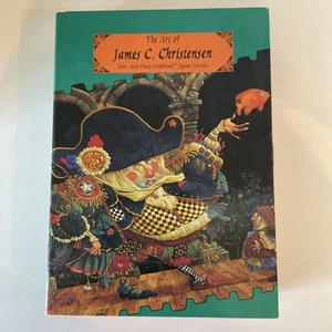 2 James Christensen Art 500 Puzzles FOREST FISHERMEN & GREAT GARIBALDI Cork - Picture 1 of 6