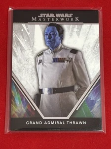 2024 Star Wars Masterwork Grand Admiral Thrawn Base Card # 100 - Picture 1 of 2