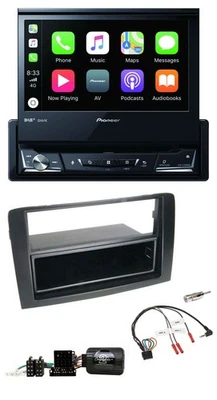 Pioneer DVD Bluetooth DAB USB Lenkrad Autoradio für Fiat Idea 2006-2012 schwarz - Bild 1 von 4