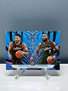 2022-23 Donruss Optic Optical Illusions #2 Jayson Tatum / Jaylen Brown - Celtics - Foto 1 di 2