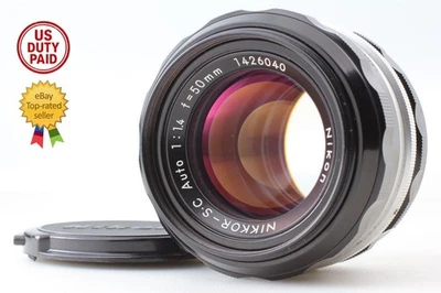 [N COMO NUEVO] Nikon Nikkor S.C SC Auto 50mm F/1.4 Non Ai MF Lente estándar... - Imagen 1 de 4
