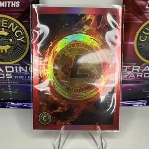 2024 Cardsmiths Valuta Serie 4 ICED FOIL Parallelo #28 Litecoin Holo Holofoil - Foto 1 di 4