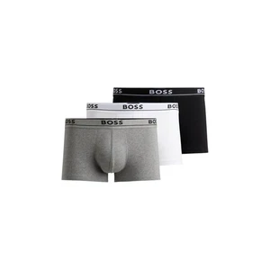 Paquete de 3 calzoncillos boxer Boss para hombre negros blancos grises Spirit talla M L XL XXL - Imagen 1 de 7