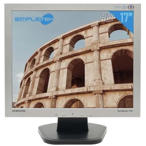 SAMSUNG 710V SCHERMO DISPLAY 17" 4:3 5:4 MONITOR VGA VESA PC COMPUTER DVR CASSA - Imagen 1 de 6