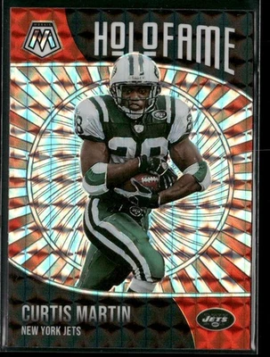 2021 Panini Mosaic Curtis Martin #19 HoloFame Mosaic New York Jets - Image 1 of 2