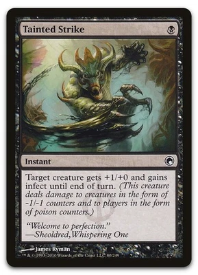 Tainted Strike #80 (NM) Scars of Mirrodin SOM Magic MTG - Image 1 of 2