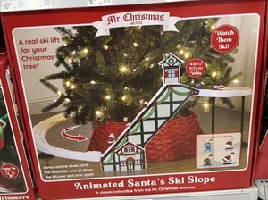 2025 Mr Christmas Animated Santa’s Ski Slope New Rare 2025 Christmas - Picture 1 of 1