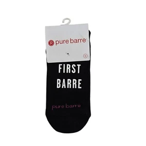Calcetines adhesivos Pure Barre en negro nuevos con etiquetas - talla pequeña - Imagen 1 de 3