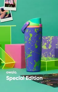 Owala ⚡️ Electric Feel 30 oz. AUTHENTISCH FreeSip Sway Geburtstag Bash Neon Party - Bild 1 von 10