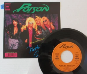 POISON - NOTHIN' BUT A GOOD TIME 1988 JAPAN 7" PROMO VINYL RECORD 05SP-3016 - Picture 1 of 6