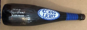 Coors Light Baseball Bat EMPTY Bottle Ernie Banks 500 Home Run Club 1 Pint 2 Oz - Picture 1 of 3