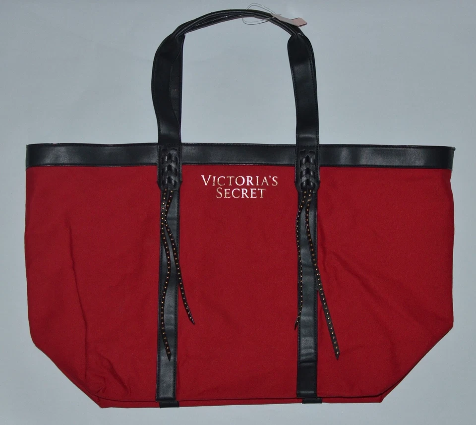 Victoria's Secret 2017 Red Holiday Tote Bag Limited Edition