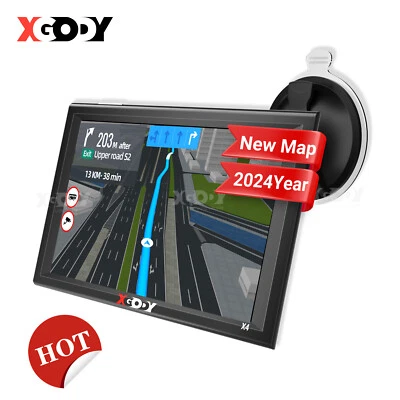 XGDOY 9'' GPS Navigationsgerät Navi Wohnmobil FM PKW LKW Navigation POI-Blitzer - Bild 1 von 4