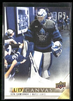 2022-23 Upper Deck Extended Series - Ud Canvas Ilya Samsonov #C344 - Image 1 of 2